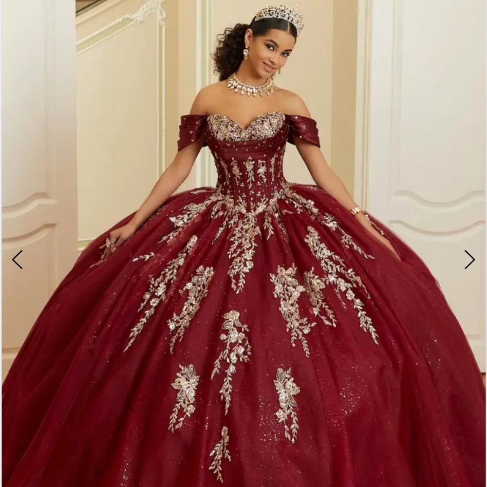 Elegant Burgundy Prom Dress with Silver Embellishments